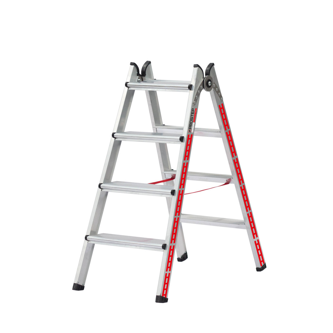 Escabeau double professionnel marches en 80 mm PROSTEP
